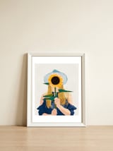 Miss Sunflower V2 — framed, leaning against the wall thumbnail