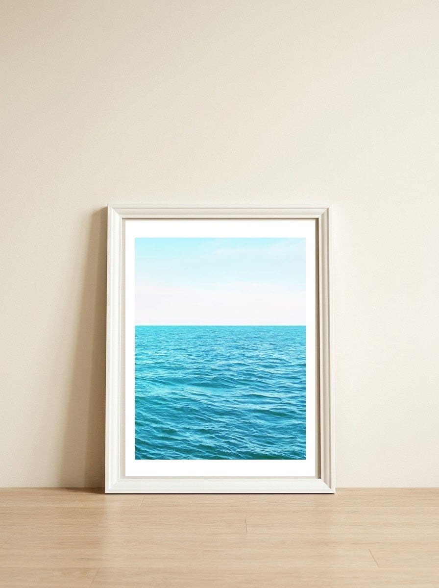 Oceana — framed, leaning against the wall