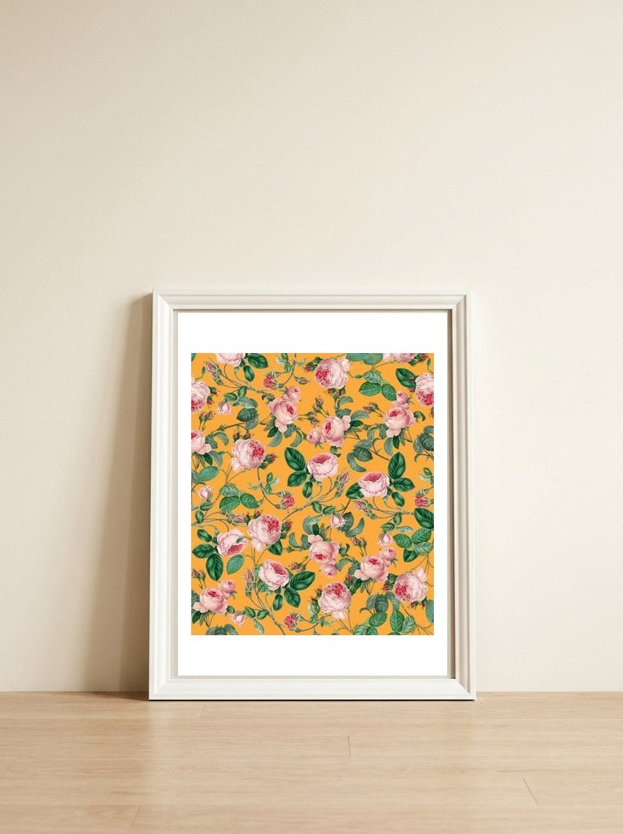 Honey — framed, leaning against the wall
