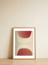 Mirrored Sun 1 — framed, leaning against the wall thumbnail