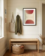 Mirrored Sun 1 framed in a relaxed room thumbnail