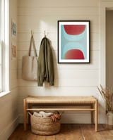 Mirrored Sun 2 framed in a relaxed room thumbnail