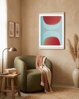 Mirrored Sun 2 framed in a tender room thumbnail