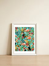 The Tropics V2 — framed, leaning against the wall thumbnail