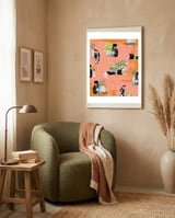 Cats & Plants framed in a tender room thumbnail