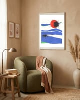 Solar Eclipse framed in a tender room thumbnail