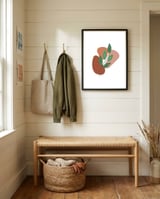 Biotany Abstract Art framed in a relaxed room thumbnail