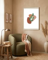 Biotany Abstract Art framed in a tender room thumbnail