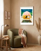 Meow framed in a tender room thumbnail