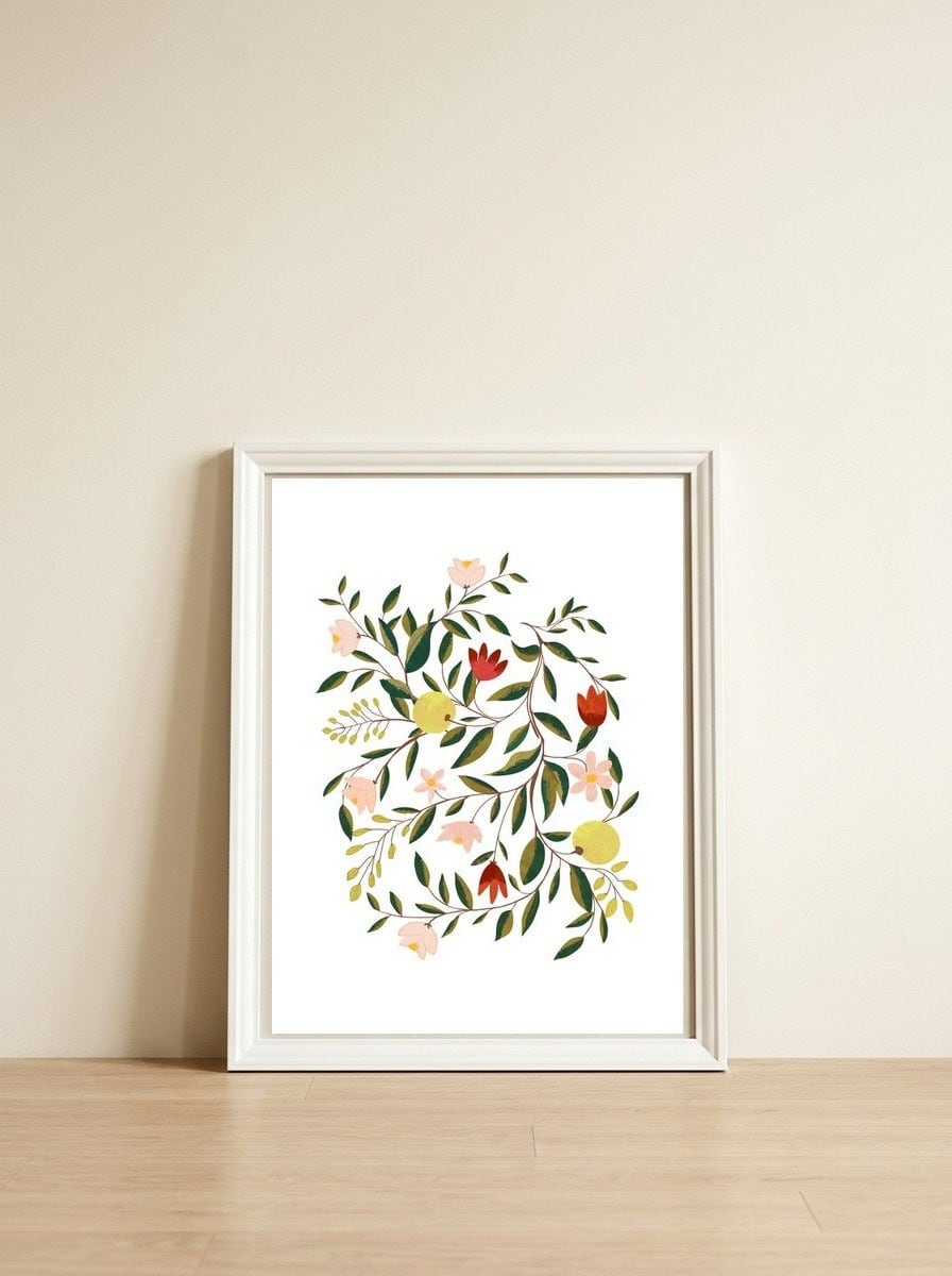 Lovely V3 — framed, leaning against the wall