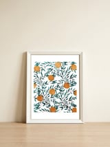 Mandarins — framed, leaning against the wall thumbnail