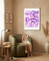 Ultra Violet framed in a tender room thumbnail