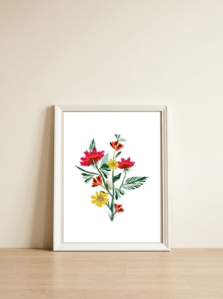 Next Spring — framed, leaning against the wall