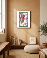 Parrot Fever framed in a gentle room thumbnail