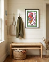 Parrot Fever framed in a relaxed room thumbnail