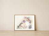 Victorian Cat — framed, leaning against the wall thumbnail
