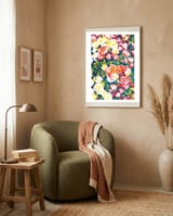Nature Smiles In Flowers framed in a tender room thumbnail