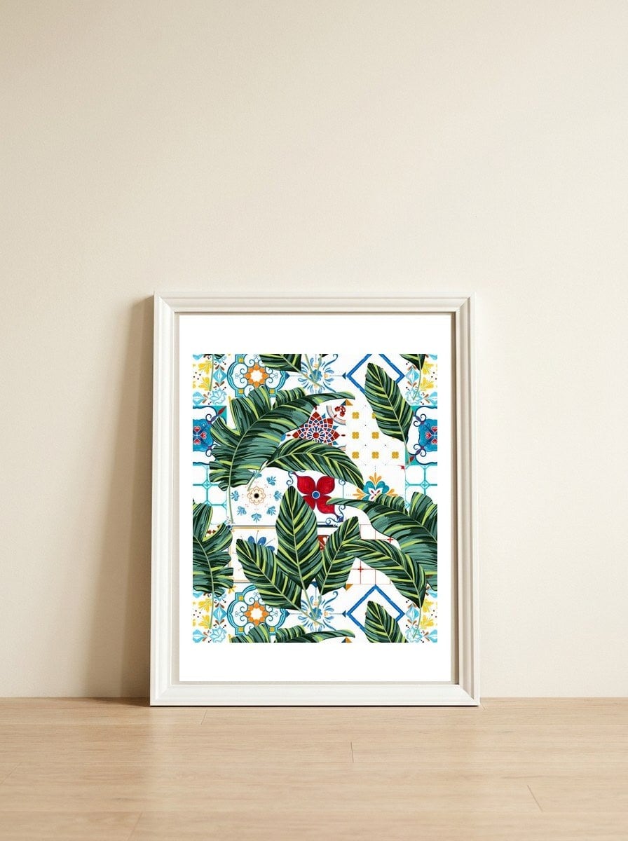 Plant A Garden In Which Strange Plants Grow & Mysteries Bloom — framed, leaning against the wall