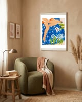 The Hand You Are Dealt Is Determinism, The Way You Play It Is Free Will framed in a tender room thumbnail