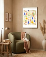 Garden As Though You Will Live Forever II framed in a tender room thumbnail