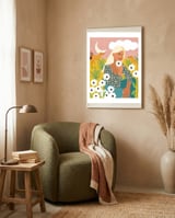 Patience & Humor Are The Two Camels That Can Take You Through Any Desert framed in a tender room thumbnail