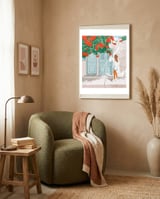 The Places We Visit Become A Part Of Our Soul Somehow framed in a tender room thumbnail