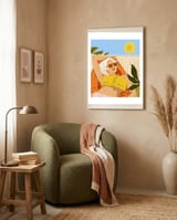 I Love To Travel But When I Really Want To Escape, I Read A Book framed in a tender room thumbnail
