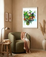 I Must Have Flowers, Always & Always framed in a tender room thumbnail