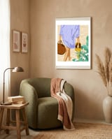 I followed my heart & it led me to the beach | Boho Ocean Sand Sea Beachy Fashion Summer framed in a tender room thumbnail
