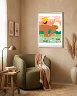 Sunkissed Skin & A Tropical Sky, Let Your Soul & Spirit Fly framed in a tender room thumbnail