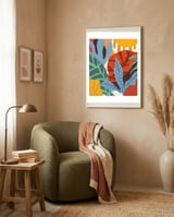 Wherever Life Plants You, Bloom With Grace framed in a tender room thumbnail