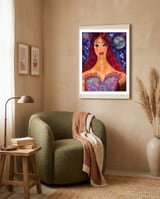 A PRINCESS LOST IN SPACE framed in a tender room thumbnail