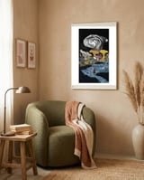 Follow The White Rabbit framed in a tender room thumbnail