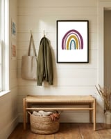 Rainbow  framed in a relaxed room thumbnail