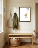  Giraffe  framed in a relaxed room thumbnail