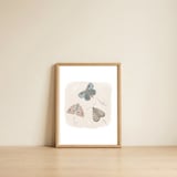 Moths in the moonlight  — framed, leaning against the wall thumbnail