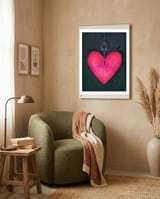 Key To My Heart framed in a tender room thumbnail