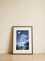 Calm waters — framed, leaning against the wall thumbnail