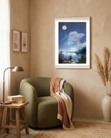 Calm waters framed in a tender room thumbnail