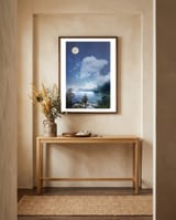 Calm waters framed in a welcoming room thumbnail