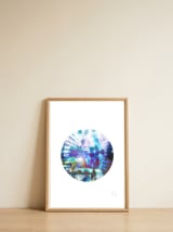 Inside an aquarium — framed, leaning against the wall thumbnail