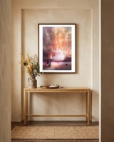 Ruby eclipse  framed in a welcoming room thumbnail