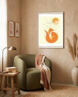 Foxy felt with the heart framed in a tender room thumbnail