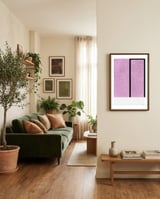 Ideal Lines 4 framed in a grounding room thumbnail