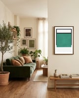 Ideal Lines 2 framed in a grounding room thumbnail