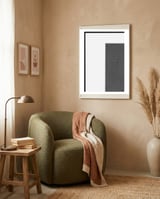 Ideal Lines 1 framed in a tender room thumbnail