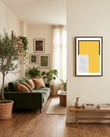 Ideal Lines 7 framed in a grounding room thumbnail