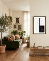 Ideal Lines 8 framed in a grounding room thumbnail