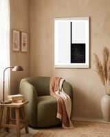 Ideal Lines 8 framed in a tender room thumbnail