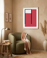 Ideal Lines 6 framed in a tender room thumbnail